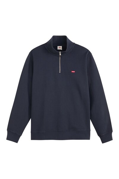 Levi's Herren Sweatshirt mit Zip-Kragen - Original Housemark 1/4 Zip, Stehkra...