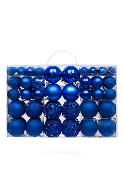 NO BRAND Set of 100 Christmas decorations, Christmas ball pendant for tree, 3...