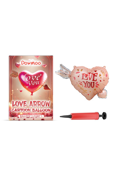 NO BRAND مجموعة من البالونات ذات الأجواء الرائعة، مثالية لعيد الحب، وطلبات ال...