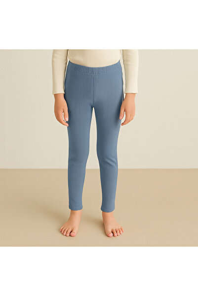 KAPHONE Çocuk Fitilli Kışlık Örme Tayt