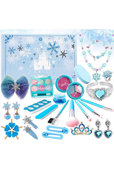 NO BRAND صناديق بناء عمياء، صناديق تجميلية عمياء للأميرة الجليدية