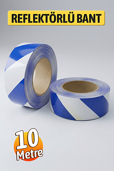 Badem10 Blue White 5Cmx10M Reflective Tape Enhancing Night Visibility Strong ...
