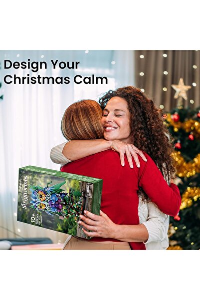 OEM JOJO&Peach Floral Owl Building Set, 1193 Pieces — Floral Animal MOC Model 10+