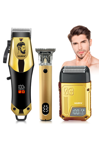 Solimpia Electric Shaver Hair Trimmer Cordless Professional Rechargeable Hair...