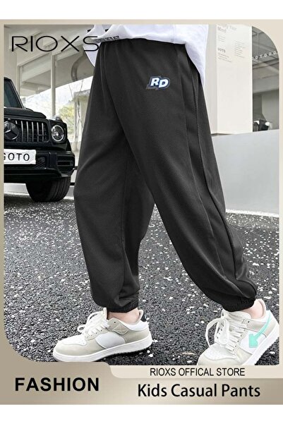 RIOXS Kids Boys Summer Mosquito Repellent Pants Childrens Fashion Casual Spor...