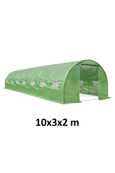 Andyluc Sera solar tip tunel, 10x3x2 m, ferestre cu plasa anti-insecte, 1 usa...