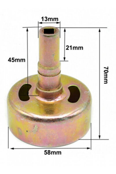OEM Tambur ambreiaj TL 33 (mic) pătrat