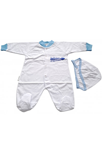 Bubu Kids Creations Salopeta și căciulă - Fabricate în România