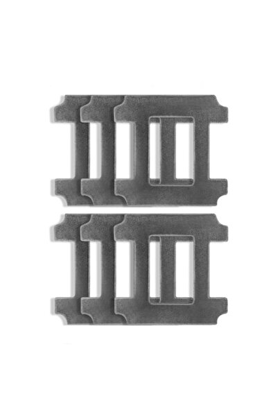 Abir Replacement Mop Cloths for WD9 Window Cleaning Robot, Set of 6, Grey