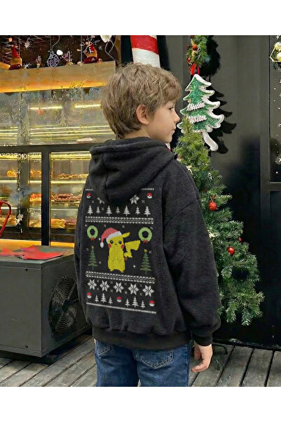 Touz Moda Christmas Design 3 Thread Thick Young Sweatshirt