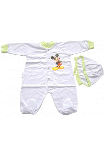 Bubu Kids Creations Salopeta cu căciulă - BubuKids