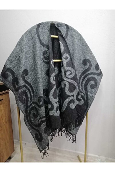 Forum Fashion Çift Taraflı Panço Omuz Şalı