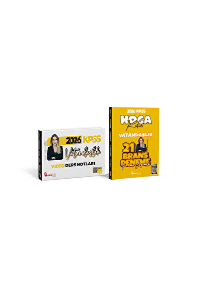 Hoca Kafası Yayınları 2026 KPSS Vatandaşlık Video Ders Notları- Vatandaşlık 2...