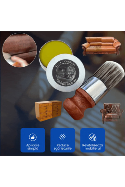 OferteTop Wood and Leather Reconditioning Wax, Easy to Apply and Long-Lasting Effect