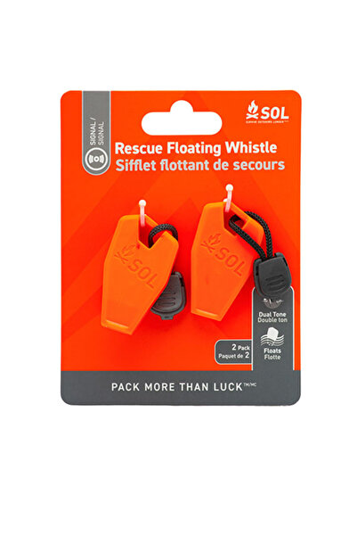 SOL صفارة إنقاذ عائمة، عبوة من قطعتين
