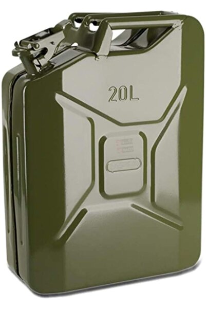 Raco Metal Jerry Fuel Can for Gasoline and Diesel, 20L, Green