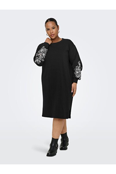 Only Carmakoma Sweatshirt-Kleid CARJENNA Midikleid