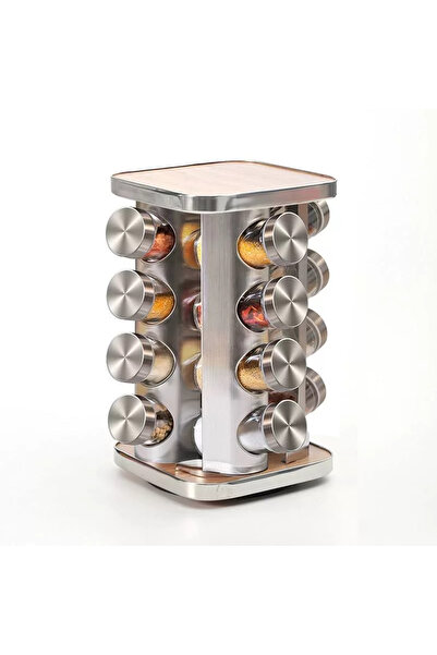 Modern shop Rotating Spice Set on Stand 16 pcs