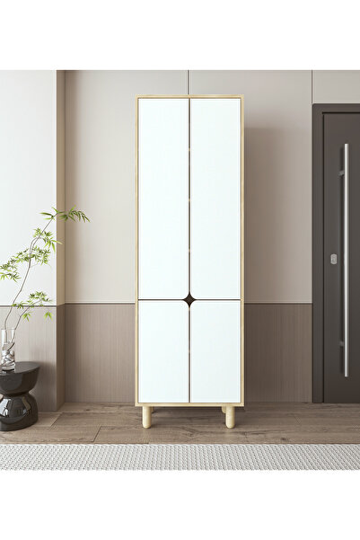 VM VERTEX MOBİLYA PADOVA Portmanto Vestiyer Ayakkabılık 4 Kapaklı