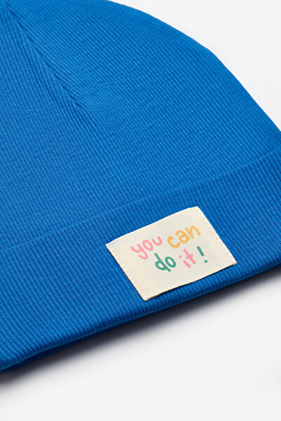 Le Mabelle Beretă pentru copii cu motivație Blue You Can Do It