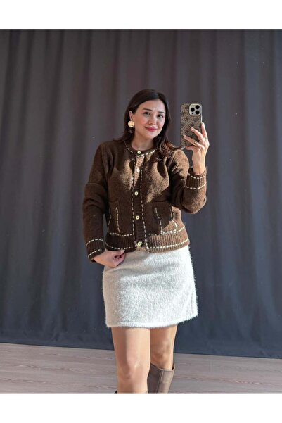 Nilgün Karakaya Butik Cardigan with Pocket