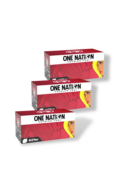 One Nation Nargile Kömürü 27er 3kg