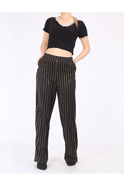 VILA Pants, Black
