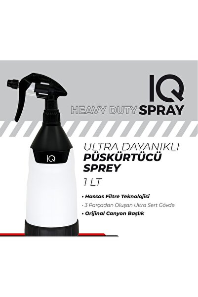 IQ Canyon Başlıklı Ultra Dayanıklı Sprey Şişe 1 Litre