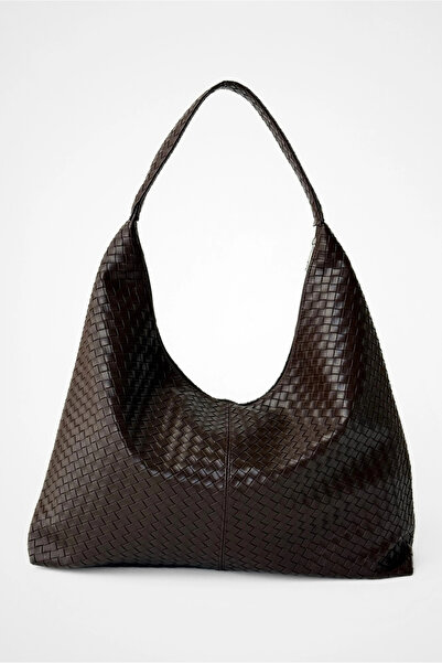 Cersei Women's Bitter Brown Oversized Shoulder and Tote Bag - Large Volume