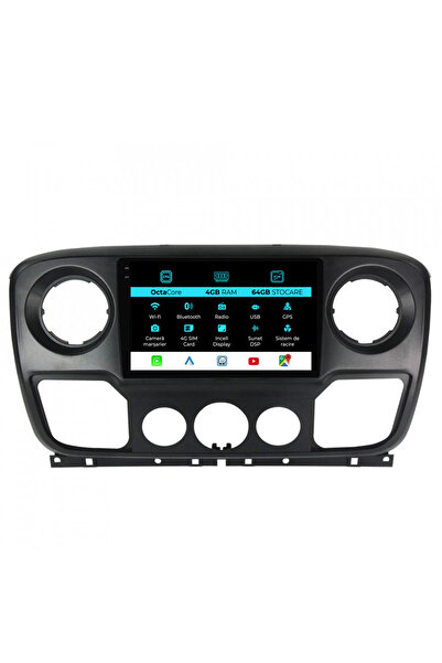 NavStore Navigatie Opel Movano/Renault Master/Nissan NV400 (2010-2020), 10Inch,4Gb Ram,64Gb Stocare,Carplay