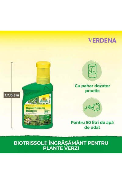 NEUDORF Liquid Fertilizer for Green Plants, 250 ml, Rapid Growth, Neudorff