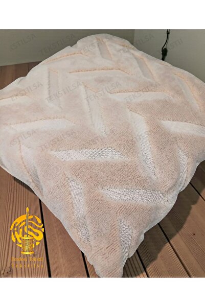 Tekstilsa غطاء وسادة إيطالي بيج مزين بورق الذهب المنسوج، غطاء وسادة زخرفي قطع...