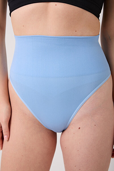 MİSTİRİK Mabet High Waist εφέ σύσφιξης Αποτελεσματικό Συσφιγκτικό Χρώμα Ice Blue