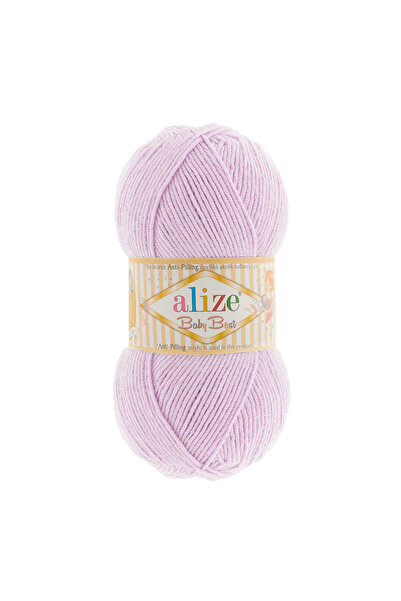 Alize 5 Pieces Baby Best Anti-Pilling Bamboo Blend 27 Lilac - 100 Gr. 240 Meters.