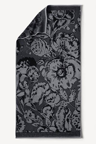 Cherx Caressa Фарбована нитка 2-х комплект рушників для ванної кімнати Антрацит 76x150