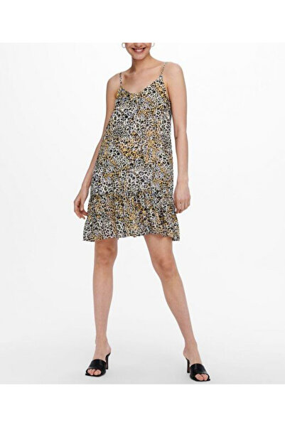 ONLY Short dress, Animal print