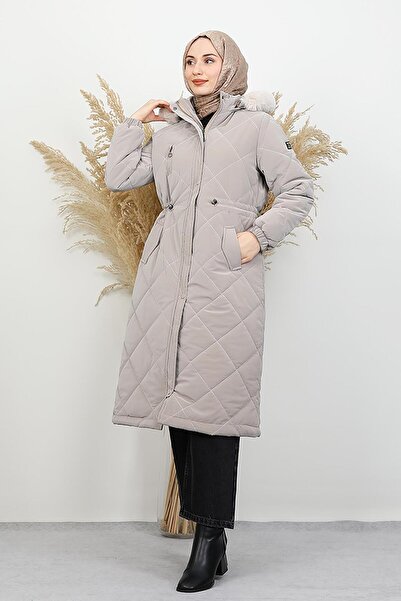 GİYZAMİLA Clara Fur Coat Light Mink