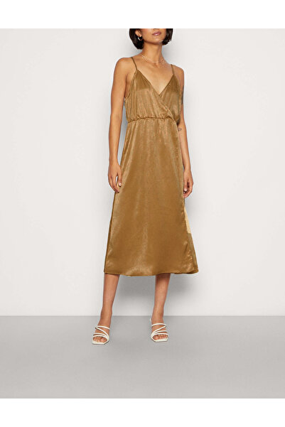 VILA Medium dress, Light Brown