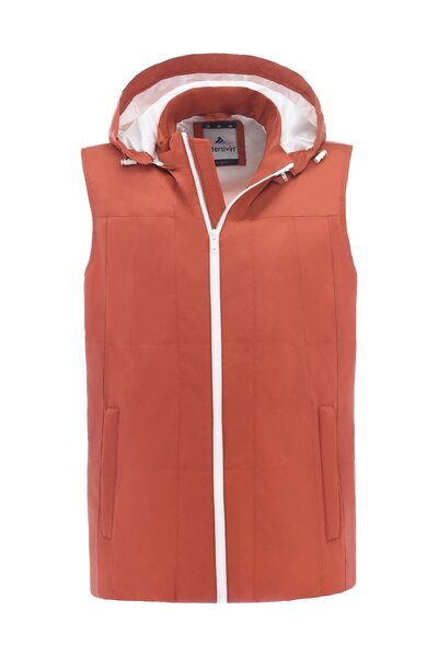 intersivin Men's Lined Transitional Hooded Vest