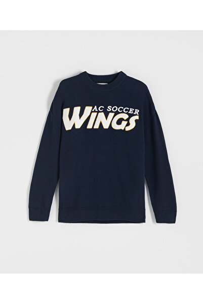 Reserved Sweater, Navy blue