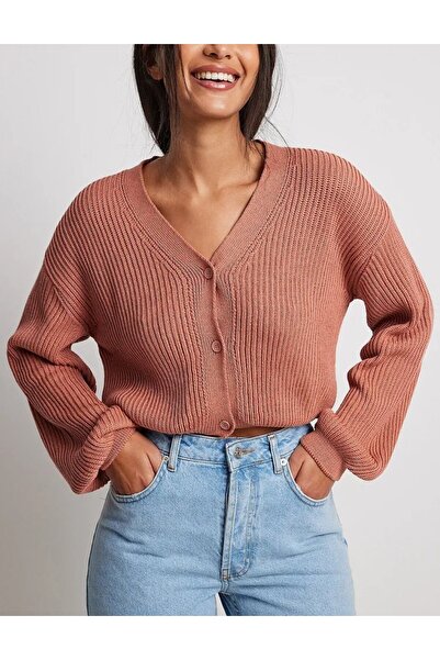 NA-KD Cardigan, Roz Pudra