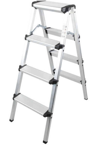 Evotools ETS Aluminum Double Ladder - Total Height 120 cm