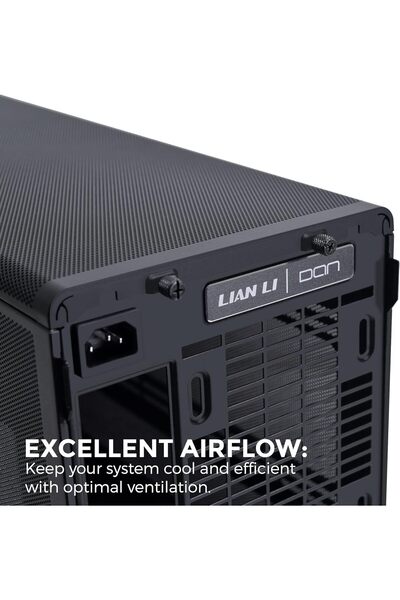 Lian Li A3 mATX Compact Case - Black (A3X-WD)