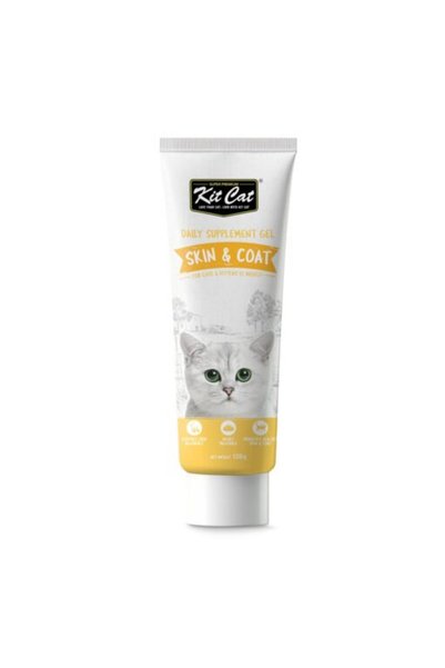 Kit Cat Daily Nutritional Supplement Gel For Cats & Kittens – Skin & Coat