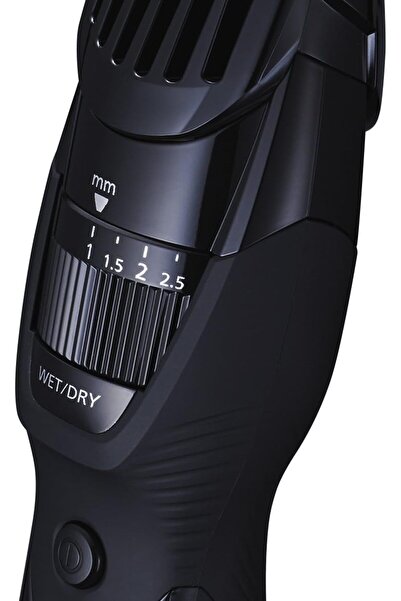 PANASONIC Rechargeable Wet And Dry Beard Trimmer Kit Black/Silver/Clear