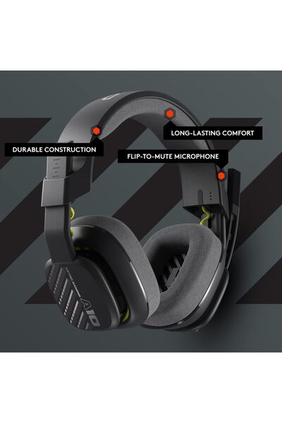 ASTRO Gaming Astro A10 Gen 2 Wired Gaming Headset - Black