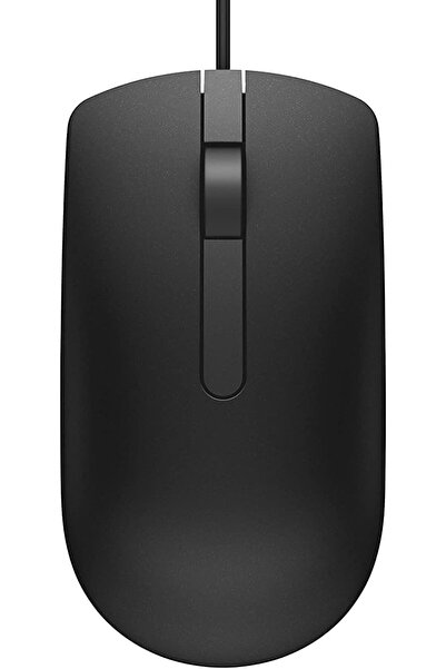 Dell MS116 Wired Optical Mouse - 1000 DPI, USB, 3-Button