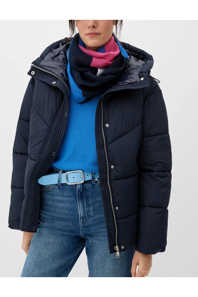 s.Oliver Circular scarf, Navy blue