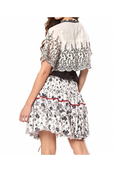 Savage Culture Blouse, Black and White