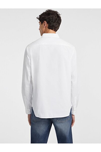 Guess Чоловіча біла сорочка Regular Fit M4YH37WGCF1-G011